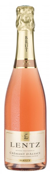 Cremant Lentz Brut Rose Elsass, Alsace