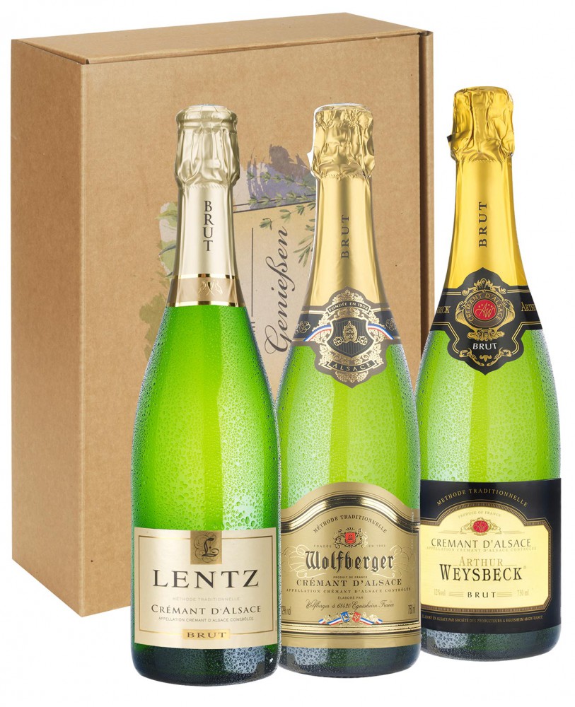 Crémant d’Alsace Geschenkpaket